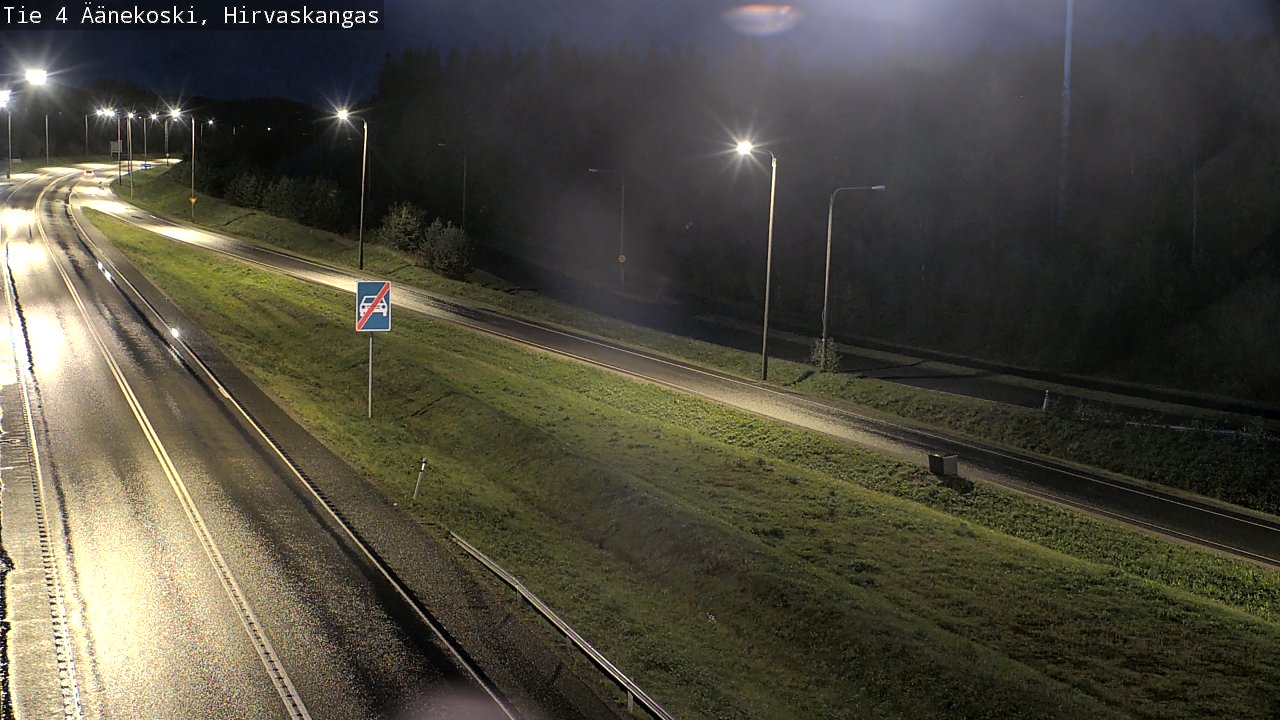 Weather Camera Image Road 4 Äänekoski, Hirvaskangas, Äänekoski, Keski-Suomi