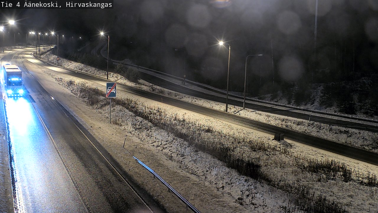 Weather Camera Image Väg 4 Äänekoski, Hirvaskangas, Äänekoski, Keski-Suomi