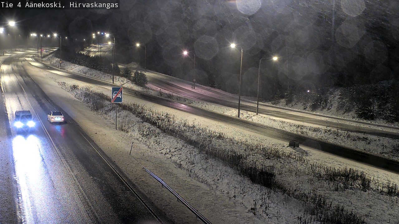 Weather Camera Image Väg 4 Äänekoski, Hirvaskangas, Äänekoski, Keski-Suomi