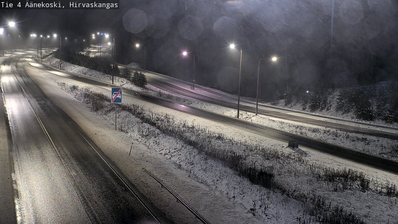 Weather Camera Image Väg 4 Äänekoski, Hirvaskangas, Äänekoski, Keski-Suomi