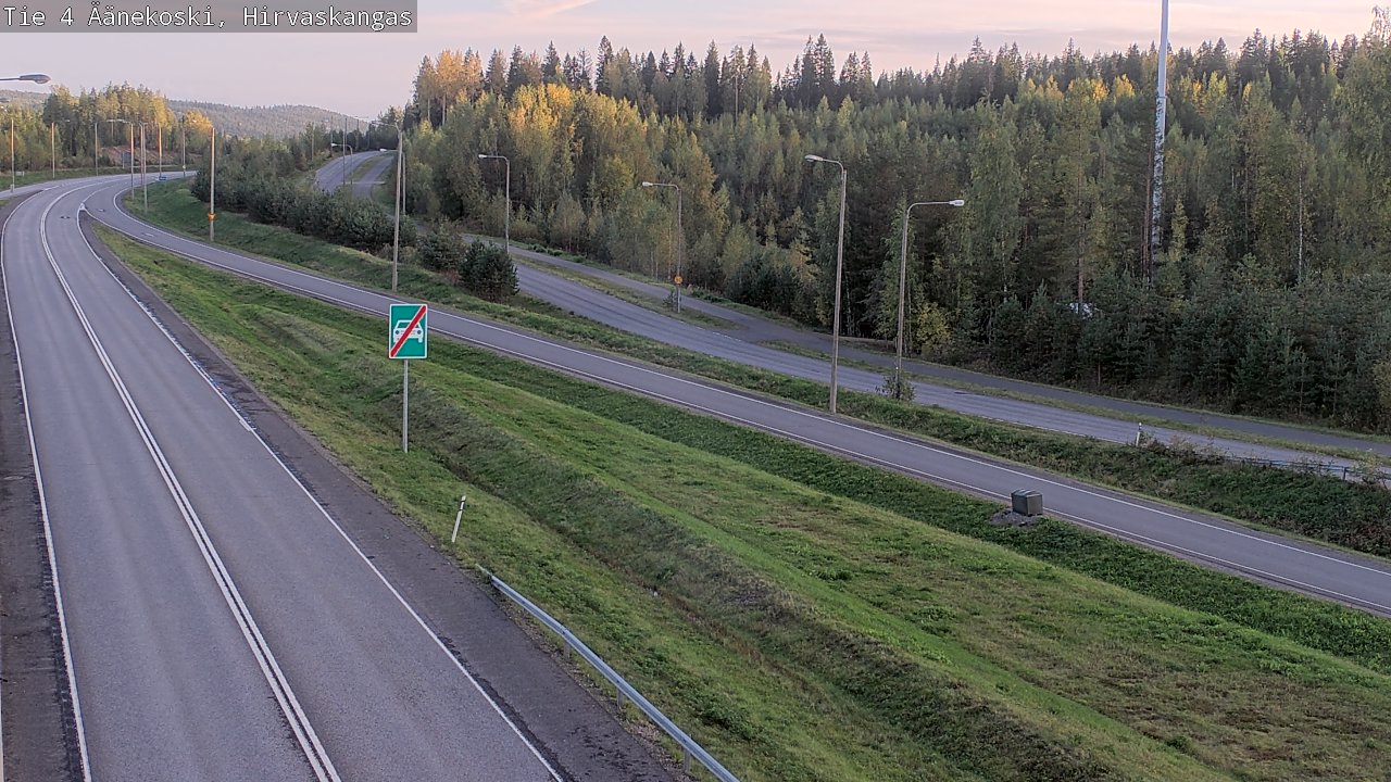 Weather Camera Image Road 4 Äänekoski, Hirvaskangas, Äänekoski, Keski-Suomi