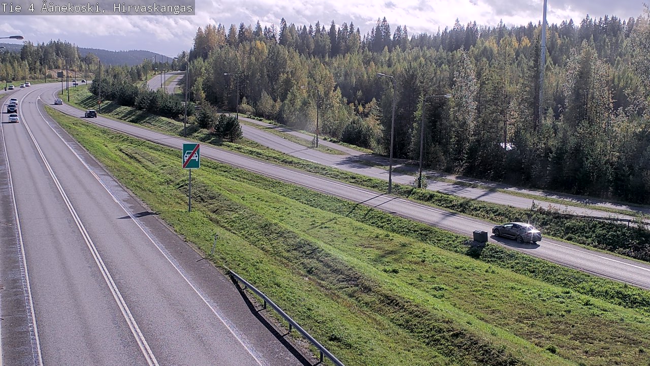 Weather Camera Image Road 4 Äänekoski, Hirvaskangas, Äänekoski, Keski-Suomi
