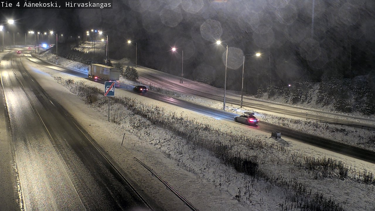 Weather Camera Image Väg 4 Äänekoski, Hirvaskangas, Äänekoski, Keski-Suomi