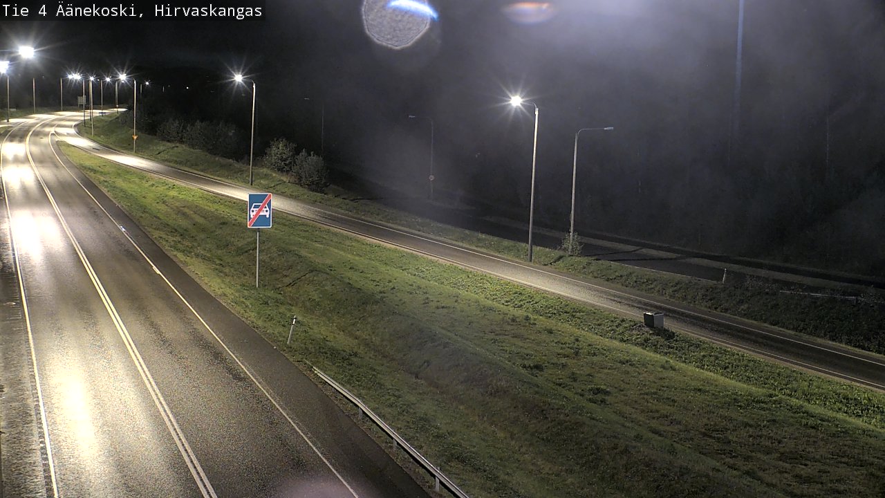 Weather Camera Image Road 4 Äänekoski, Hirvaskangas, Äänekoski, Keski-Suomi