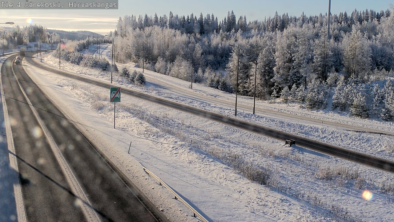 Weather Camera Image Road 4 Äänekoski, Hirvaskangas, Äänekoski, Keski-Suomi