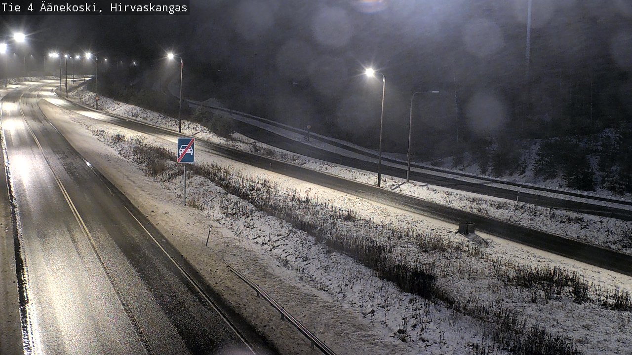 Weather Camera Image Väg 4 Äänekoski, Hirvaskangas, Äänekoski, Keski-Suomi