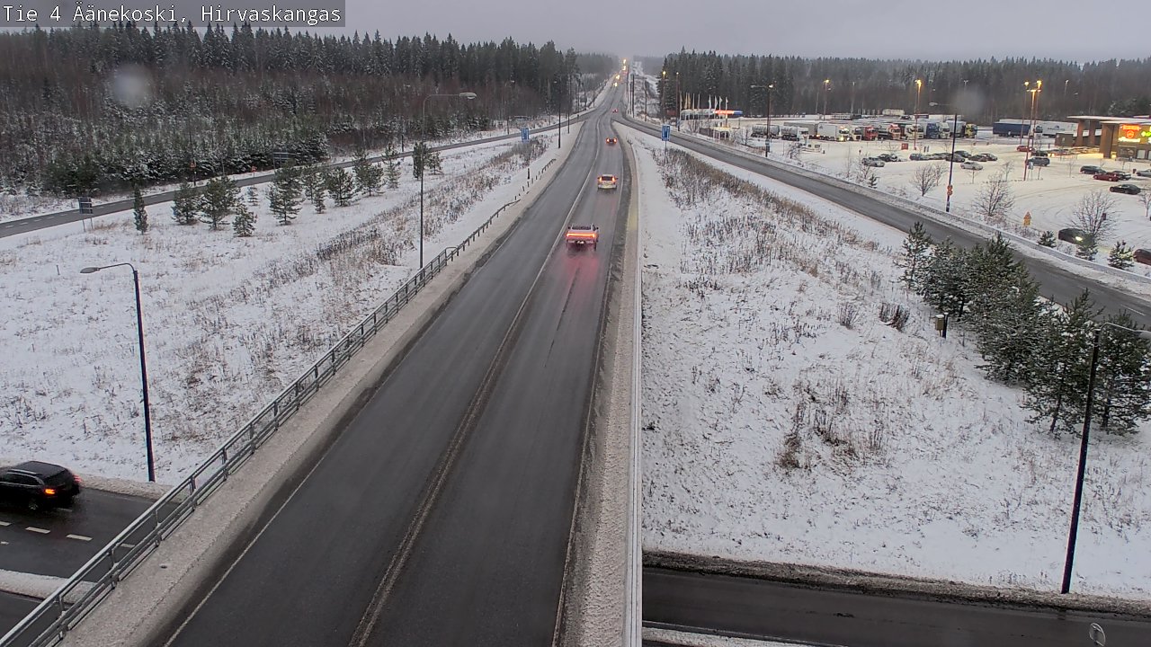 Weather Camera Image Väg 4 Äänekoski, Hirvaskangas, Äänekoski, Keski-Suomi