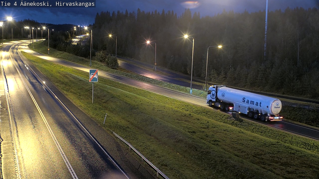 Weather Camera Image Road 4 Äänekoski, Hirvaskangas, Äänekoski, Keski-Suomi