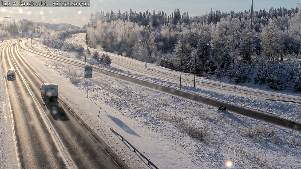 Weather Camera Image Road 4 Äänekoski, Hirvaskangas, Äänekoski, Keski-Suomi