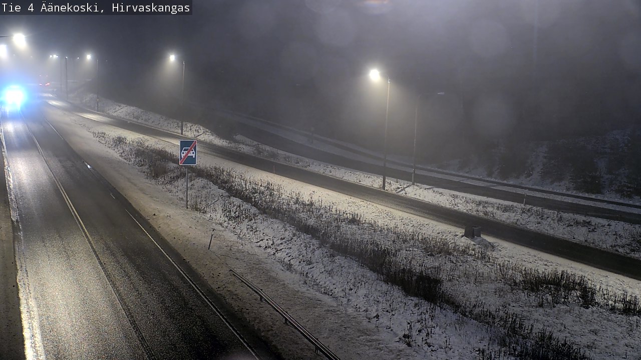 Weather Camera Image Väg 4 Äänekoski, Hirvaskangas, Äänekoski, Keski-Suomi