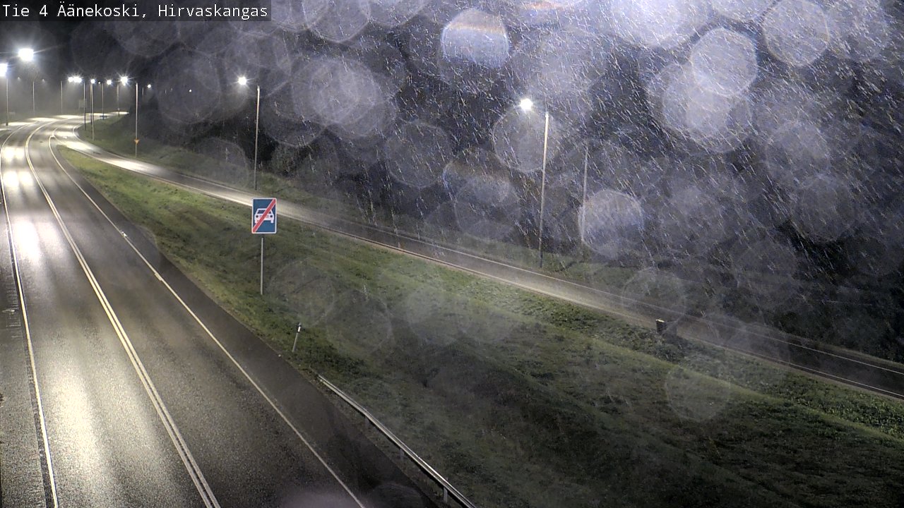Weather Camera Image Road 4 Äänekoski, Hirvaskangas, Äänekoski, Keski-Suomi