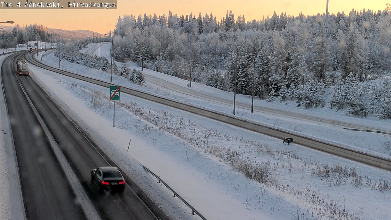 Weather Camera Image Väg 4 Äänekoski, Hirvaskangas, Äänekoski, Keski-Suomi