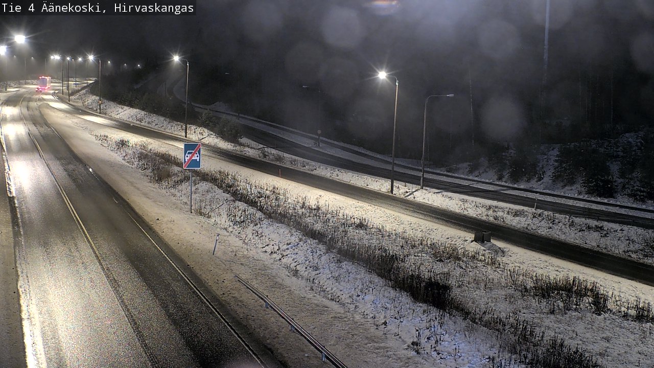Weather Camera Image Väg 4 Äänekoski, Hirvaskangas, Äänekoski, Keski-Suomi