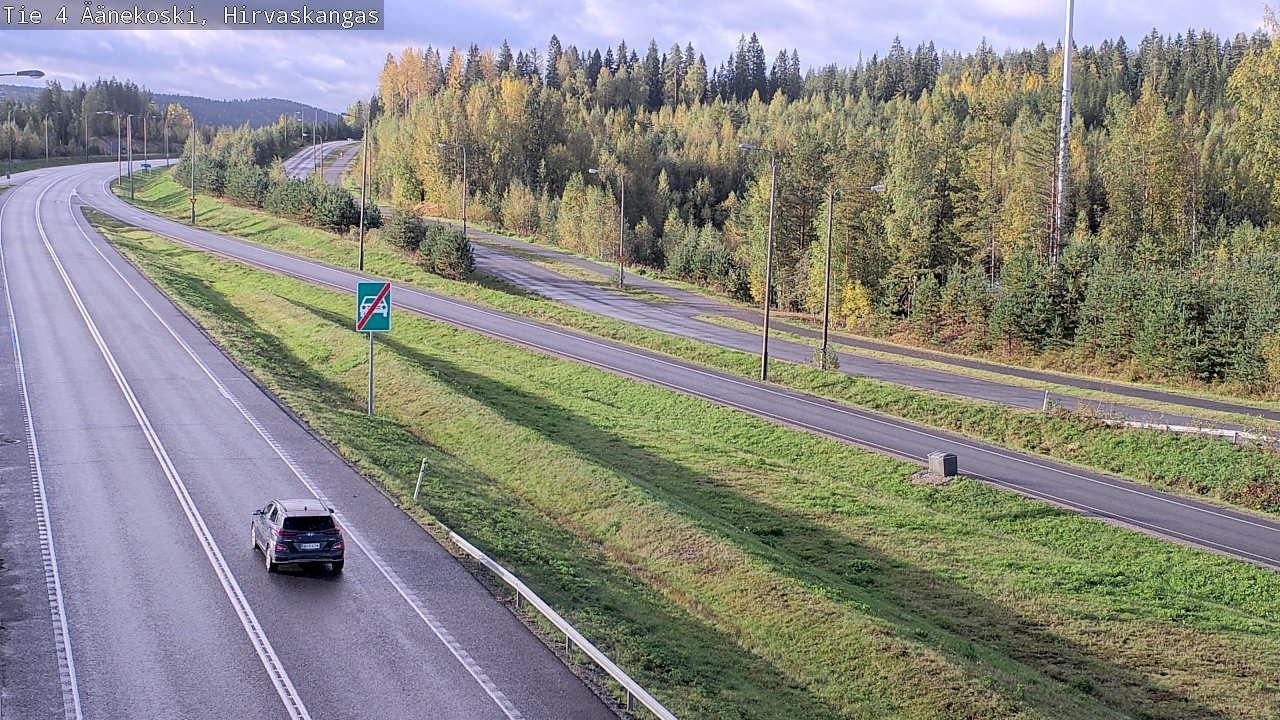 Weather Camera Image Road 4 Äänekoski, Hirvaskangas, Äänekoski, Keski-Suomi