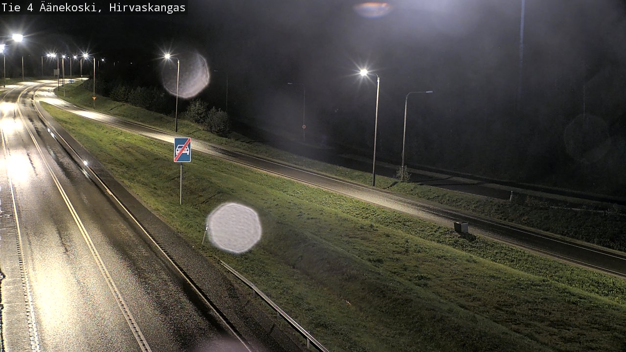 Weather Camera Image Road 4 Äänekoski, Hirvaskangas, Äänekoski, Keski-Suomi