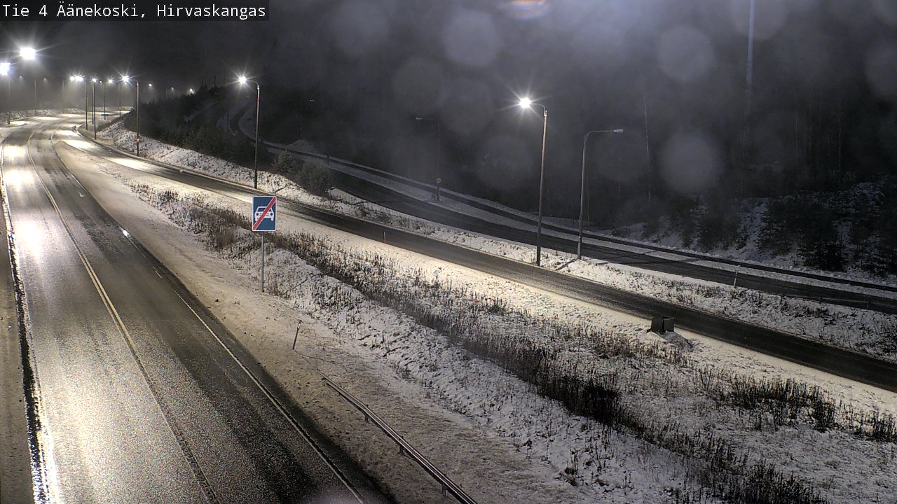 Weather Camera Image Väg 4 Äänekoski, Hirvaskangas, Äänekoski, Keski-Suomi