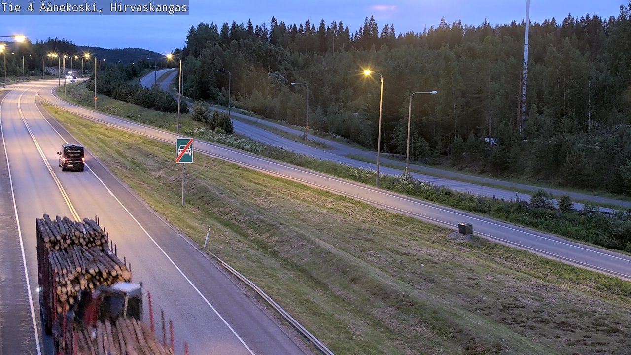 Kelikamerat Kuva Tie 4 Äänekoski, Hirvaskangas, Äänekoski, Keski-Suomi