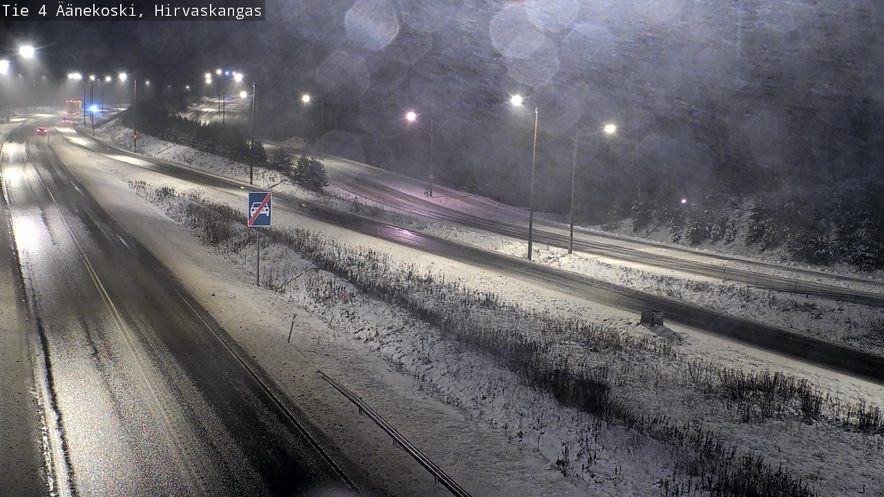 Weather Camera Image Väg 4 Äänekoski, Hirvaskangas, Äänekoski, Keski-Suomi