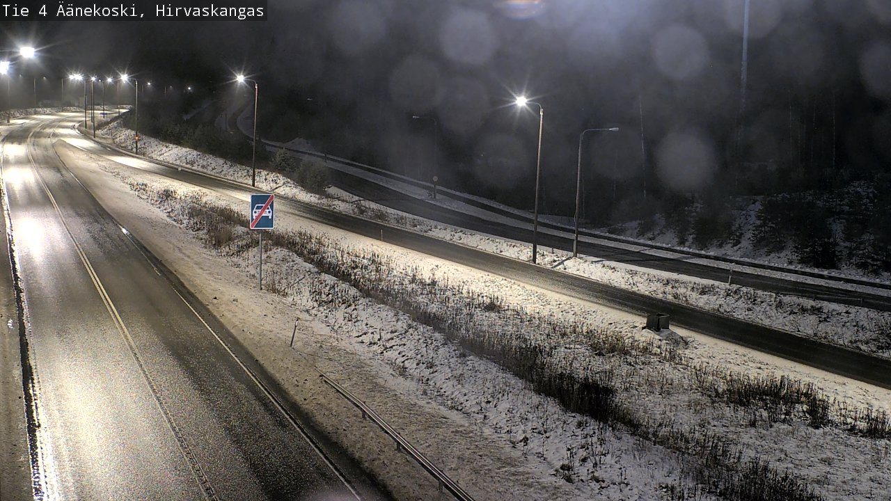 Weather Camera Image Väg 4 Äänekoski, Hirvaskangas, Äänekoski, Keski-Suomi