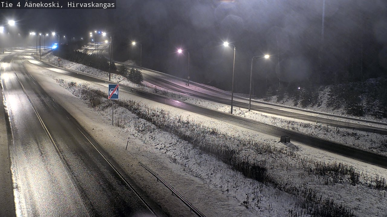Weather Camera Image Väg 4 Äänekoski, Hirvaskangas, Äänekoski, Keski-Suomi