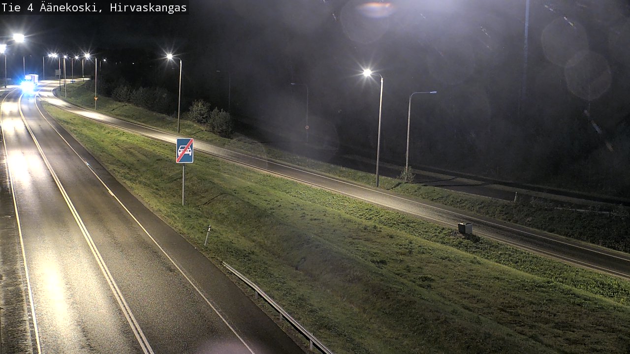 Weather Camera Image Road 4 Äänekoski, Hirvaskangas, Äänekoski, Keski-Suomi