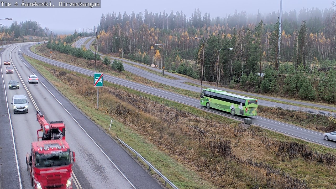 Kelikamerat Kuva Tie 4 Äänekoski, Hirvaskangas, Äänekoski, Keski-Suomi