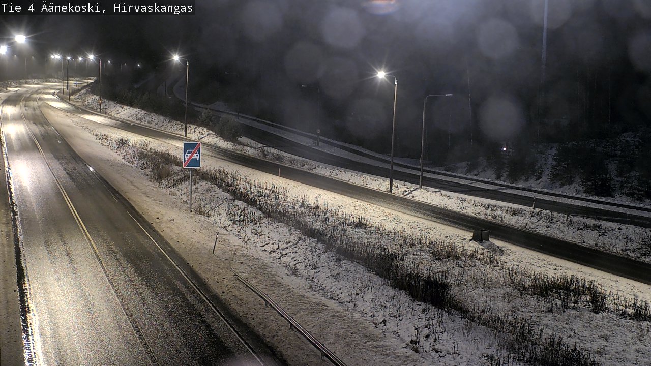 Weather Camera Image Väg 4 Äänekoski, Hirvaskangas, Äänekoski, Keski-Suomi