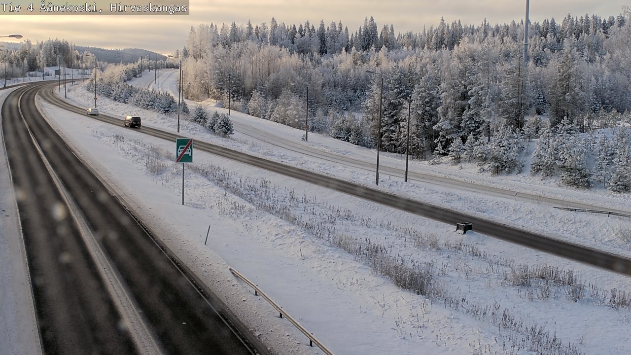 Weather Camera Image Road 4 Äänekoski, Hirvaskangas, Äänekoski, Keski-Suomi
