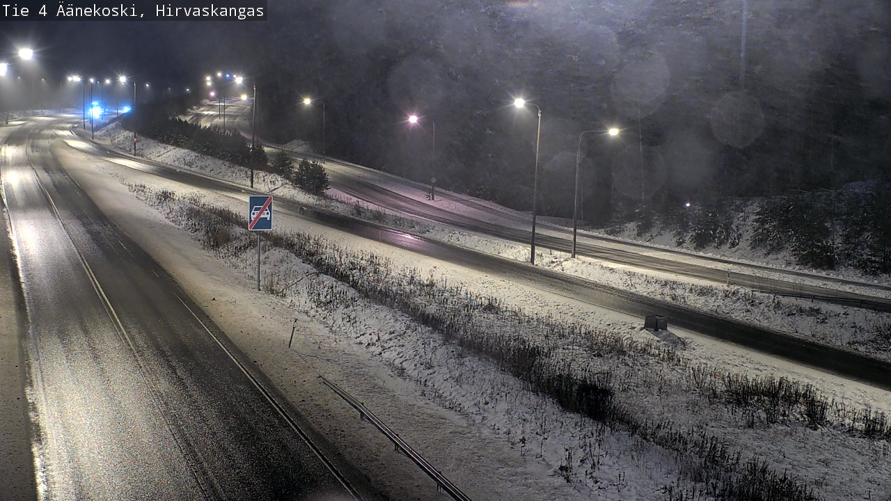 Weather Camera Image Väg 4 Äänekoski, Hirvaskangas, Äänekoski, Keski-Suomi