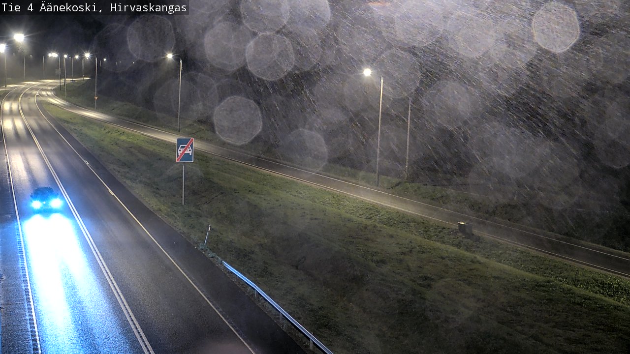 Weather Camera Image Road 4 Äänekoski, Hirvaskangas, Äänekoski, Keski-Suomi