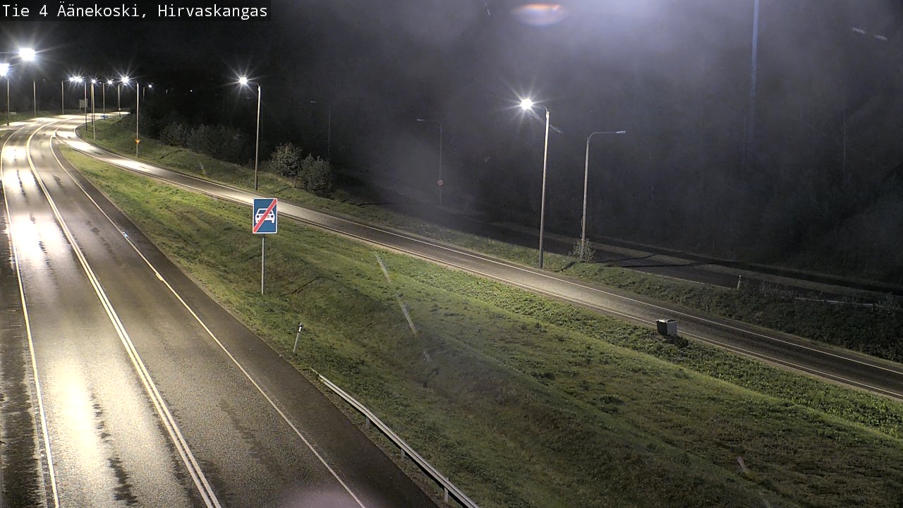 Weather Camera Image Road 4 Äänekoski, Hirvaskangas, Äänekoski, Keski-Suomi