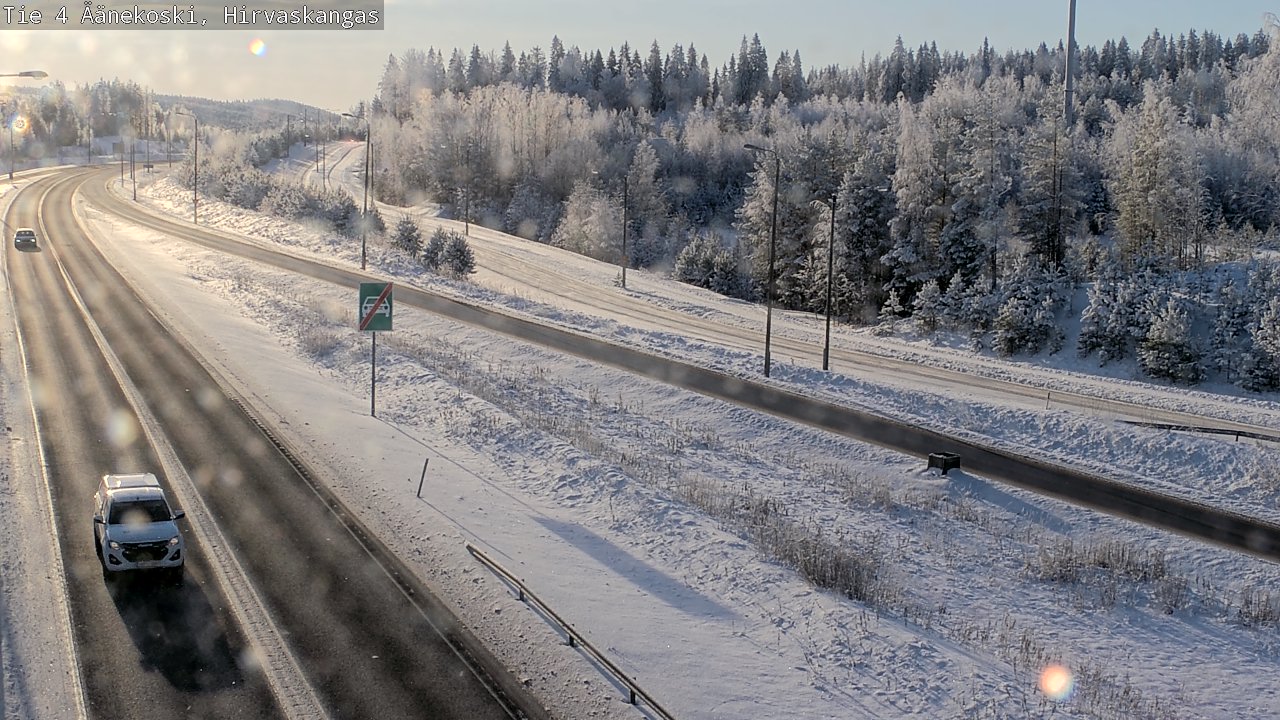 Weather Camera Image Road 4 Äänekoski, Hirvaskangas, Äänekoski, Keski-Suomi