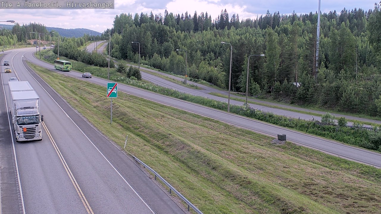 Kelikamerat Kuva Tie 4 Äänekoski, Hirvaskangas, Äänekoski, Keski-Suomi