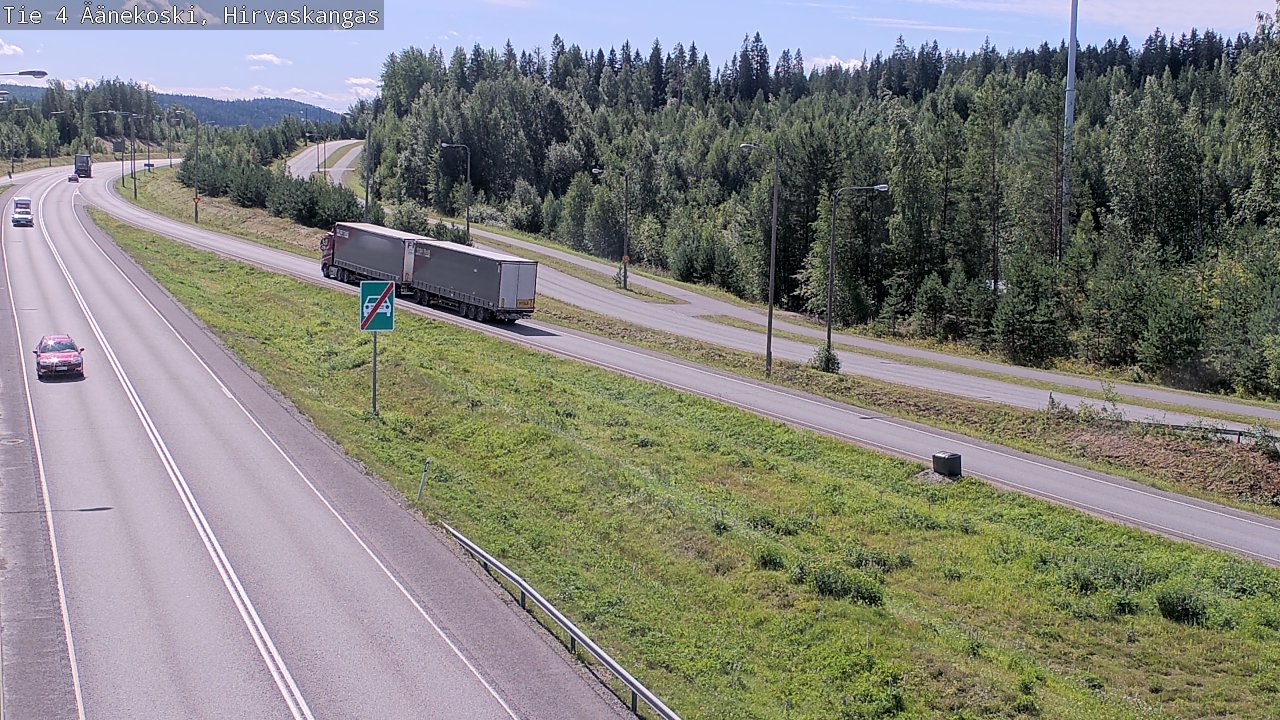 Kelikamerat Kuva Tie 4 Äänekoski, Hirvaskangas, Äänekoski, Keski-Suomi