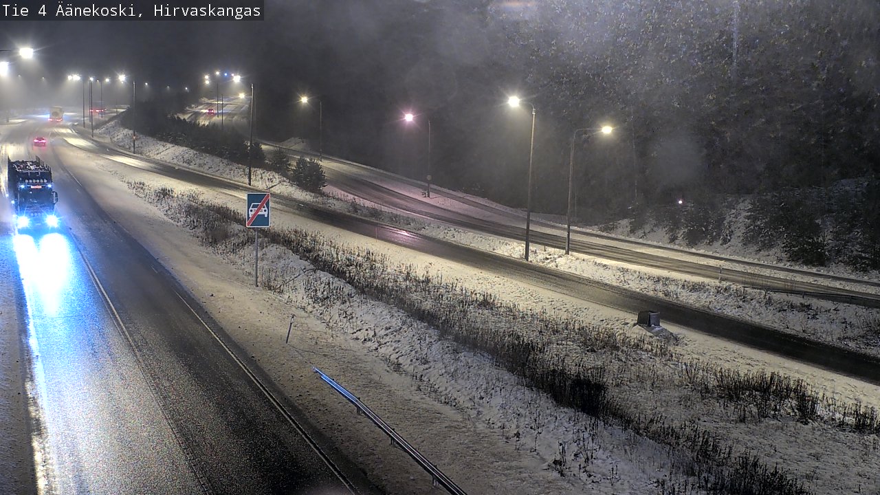Weather Camera Image Väg 4 Äänekoski, Hirvaskangas, Äänekoski, Keski-Suomi