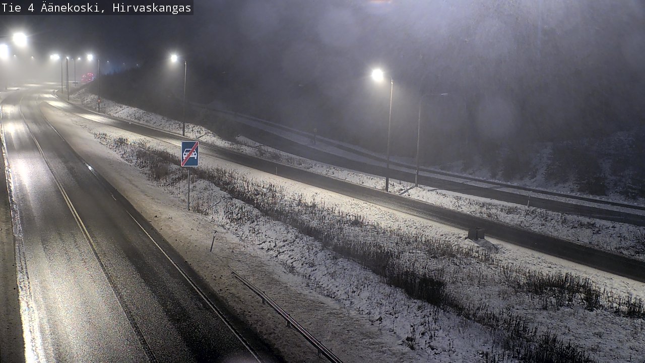Weather Camera Image Väg 4 Äänekoski, Hirvaskangas, Äänekoski, Keski-Suomi