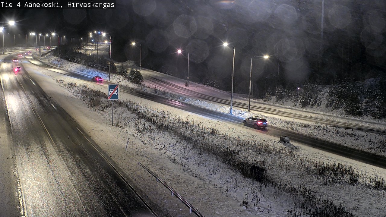 Weather Camera Image Väg 4 Äänekoski, Hirvaskangas, Äänekoski, Keski-Suomi