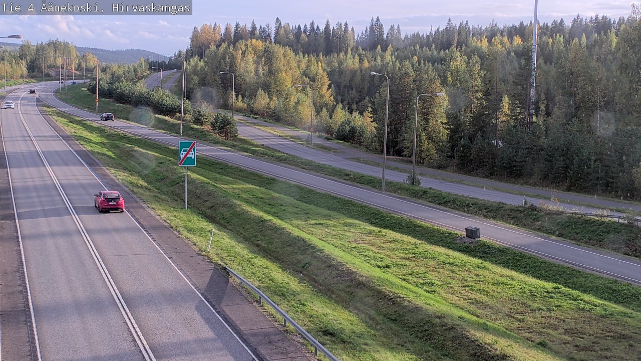 Weather Camera Image Road 4 Äänekoski, Hirvaskangas, Äänekoski, Keski-Suomi