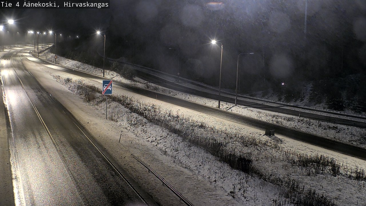 Weather Camera Image Väg 4 Äänekoski, Hirvaskangas, Äänekoski, Keski-Suomi