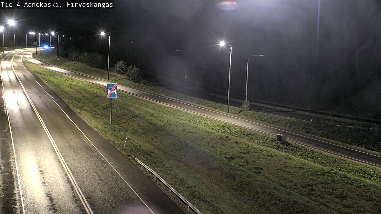 Weather Camera Image Road 4 Äänekoski, Hirvaskangas, Äänekoski, Keski-Suomi