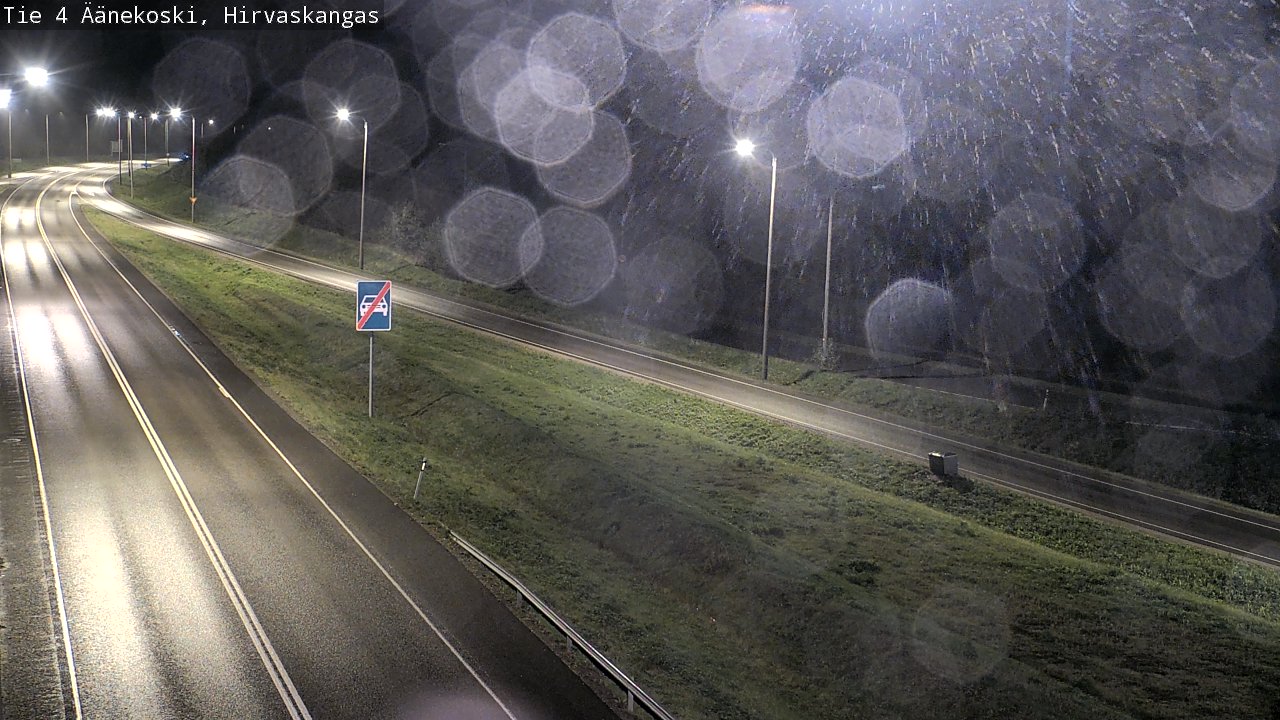 Weather Camera Image Road 4 Äänekoski, Hirvaskangas, Äänekoski, Keski-Suomi