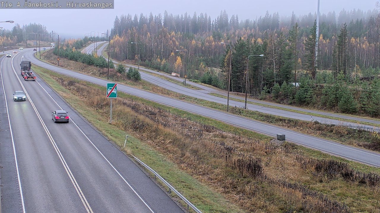 Kelikamerat Kuva Tie 4 Äänekoski, Hirvaskangas, Äänekoski, Keski-Suomi