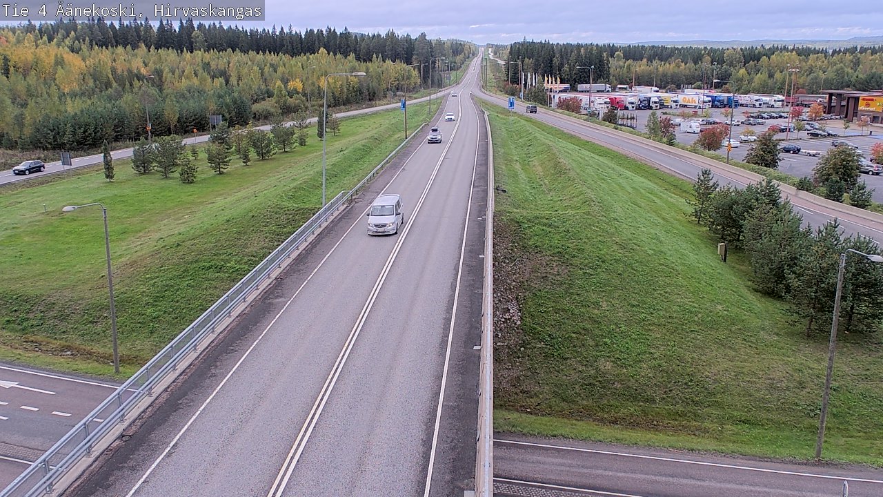 Weather Camera Image Road 4 Äänekoski, Hirvaskangas, Äänekoski, Keski-Suomi