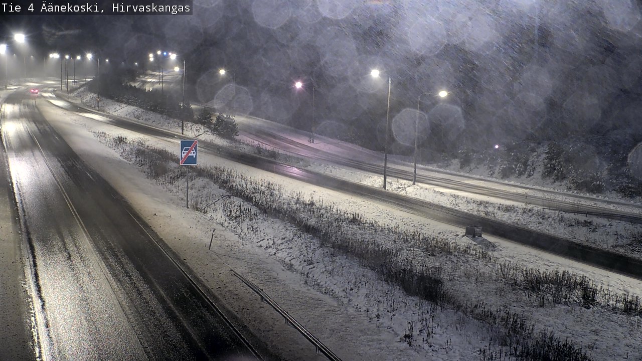 Weather Camera Image Väg 4 Äänekoski, Hirvaskangas, Äänekoski, Keski-Suomi