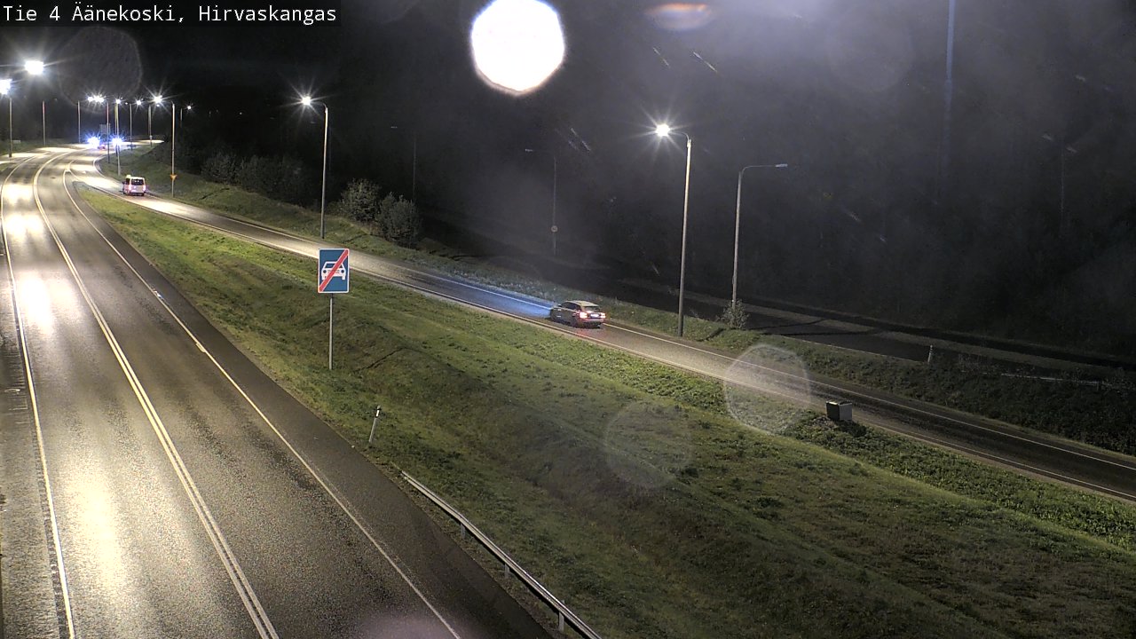 Weather Camera Image Road 4 Äänekoski, Hirvaskangas, Äänekoski, Keski-Suomi