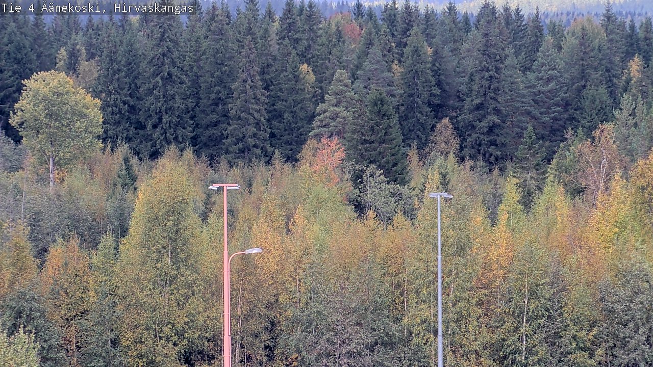 Weather Camera Image Road 4 Äänekoski, Hirvaskangas, Äänekoski, Keski-Suomi