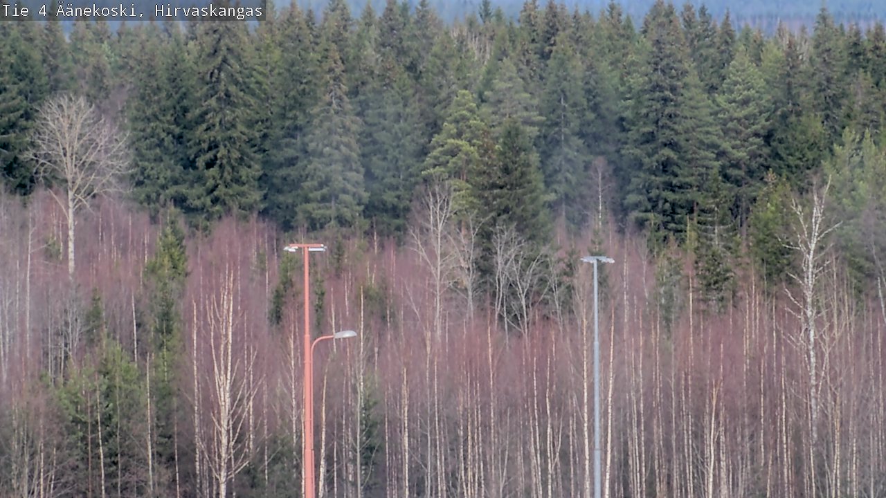 Weather Camera Image Road 4 Äänekoski, Hirvaskangas, Äänekoski, Keski-Suomi