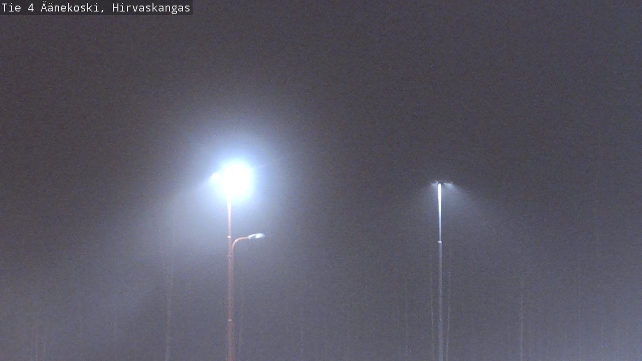 Weather Camera Image Väg 4 Äänekoski, Hirvaskangas, Äänekoski, Keski-Suomi