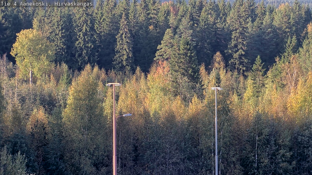Weather Camera Image Road 4 Äänekoski, Hirvaskangas, Äänekoski, Keski-Suomi