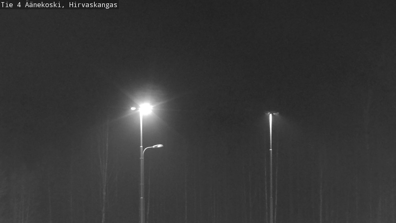 Weather Camera Image Väg 4 Äänekoski, Hirvaskangas, Äänekoski, Keski-Suomi